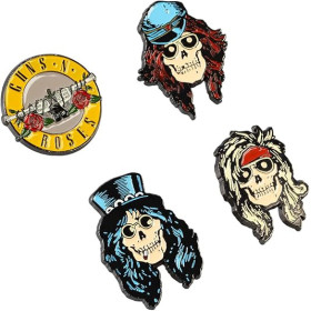 Guns N' Roses - Pack de 4 pins