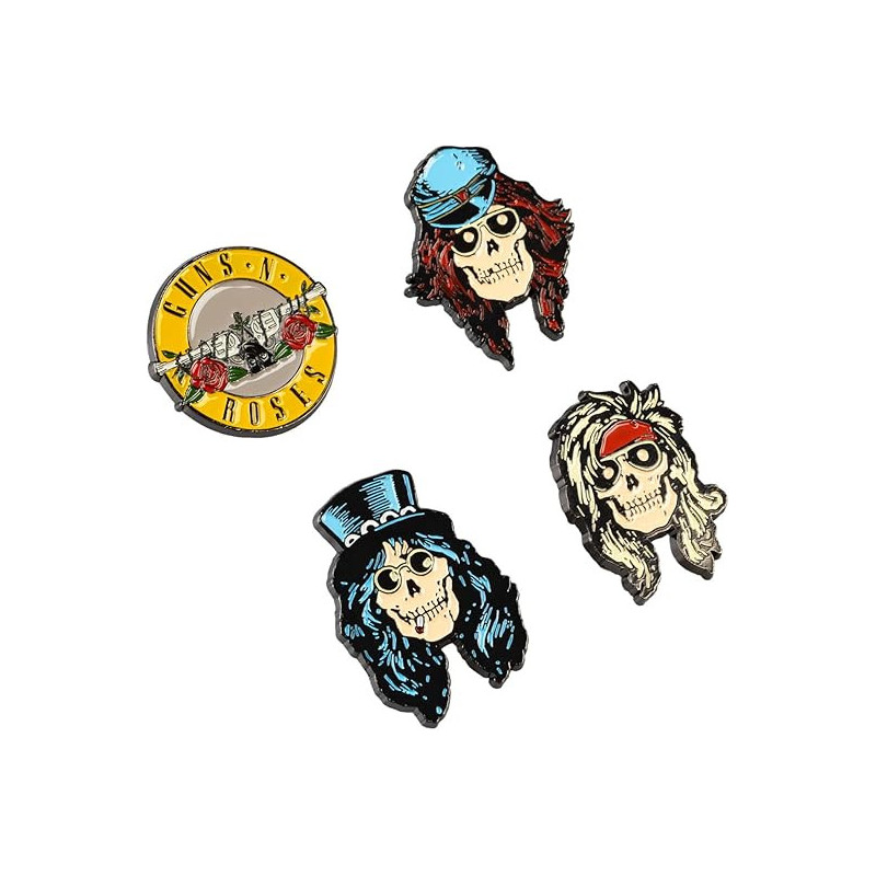 Guns N' Roses - Pack de 4 pins