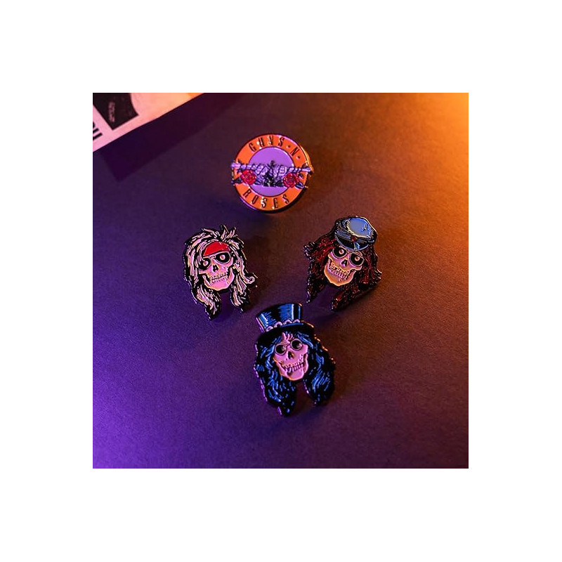 Set de 4 pins Guns N' Roses – Officiel