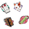 Demon Slayer (Kimetsu no Yaiba) - Pack de 4 pins Nezuko & Tanjiro