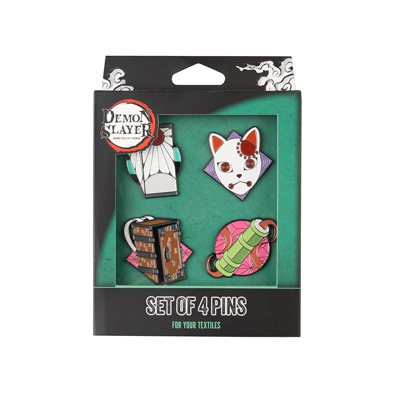 Demon Slayer (Kimetsu no Yaiba) - Pack de 4 pins Nezuko & Tanjiro packaging