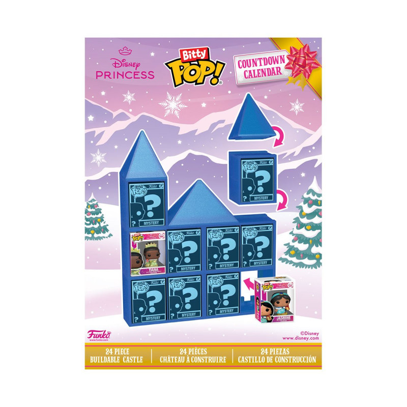 Funko – Calendrier Bitty Pop! Disney Princess 24 surprises