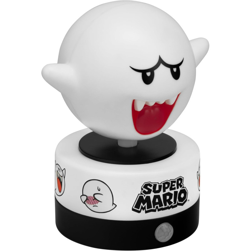 Paladone – Super Mario Boo Icon Lamp 11 cm avec capteur