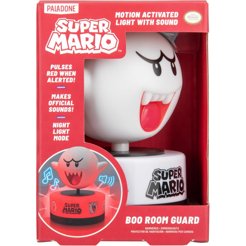 Paladone – Super Mario Boo Icon Lamp 11 cm avec capteur