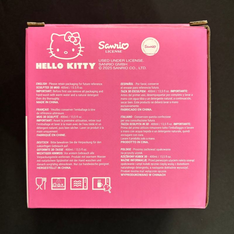 Sanrio - Mug en relief 400 ml Hello Kitty photo packaging imagineres.fr