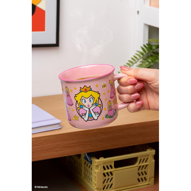 Paladone Nintendo Princesse Peach Mug Thermoréactif 350 ml