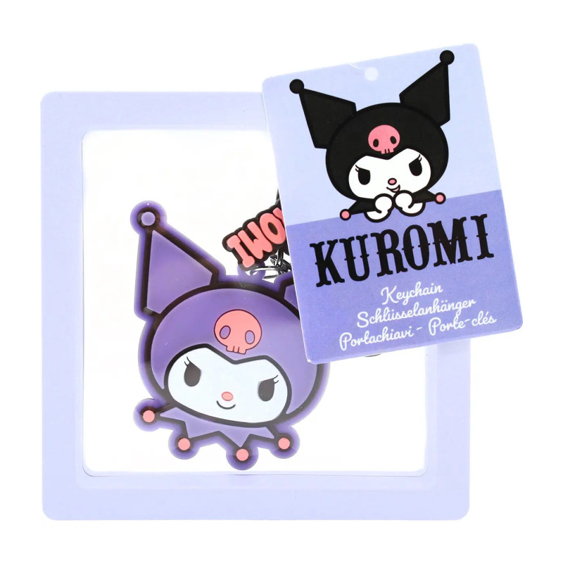 Porte-clés Métal Kuromi Sanrio Officiel Joy Toy