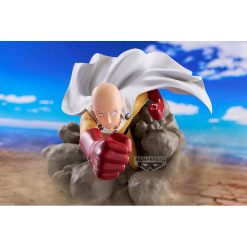 Figurine Saitama One Punch Man Diorama 15 cm Banpresto
