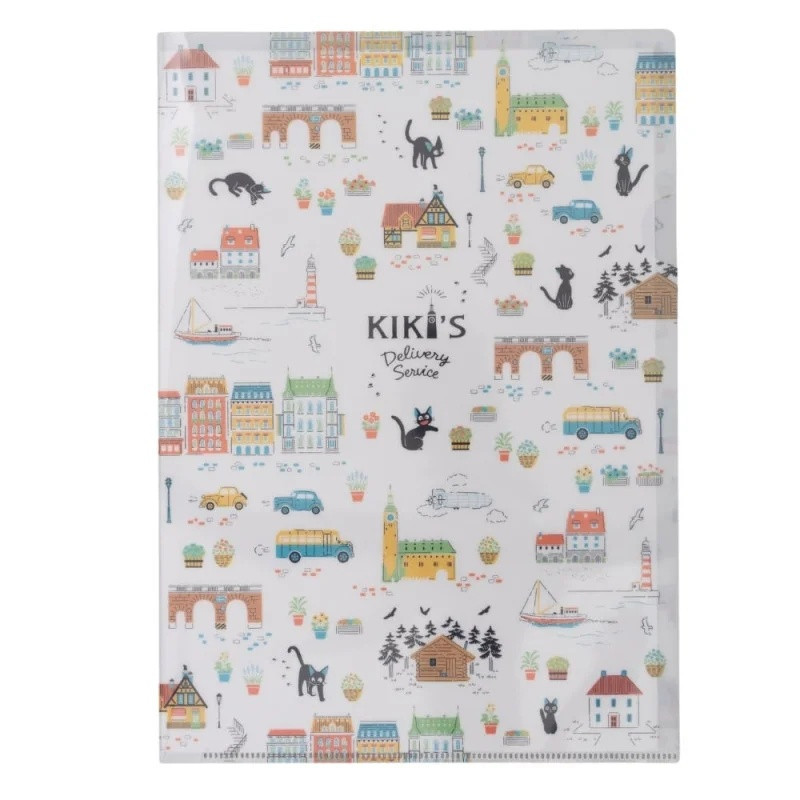 Kiki la Petite Sorcière - Chemise dossier A4 Koriko Balade couleur foncée