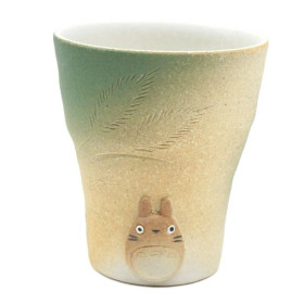 Mon Voisin Totoro - Tasse faite main verte Shigariki