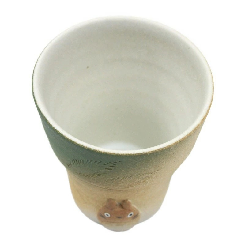 Tasse verte Shigaraki Totoro Mon Voisin Totoro artisanale