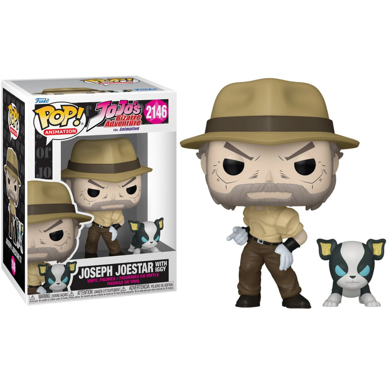 Jojo's Bizarre Adventure - Pop! & Buddy - Joseph Joestar and Iggy n°2146