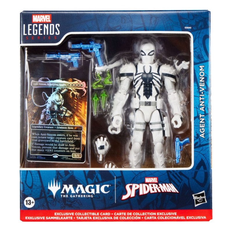 Marvel Legends Magic: The Gathering - Figurine Agent Anti-Venom (avec carte premium exclusive)