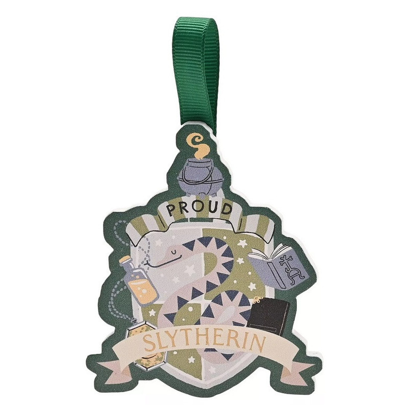 Harry Potter - Ornement en bois Slytherin