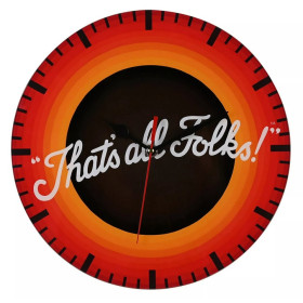 Looney Tunes - Pendule horloge murale That's All Folks!