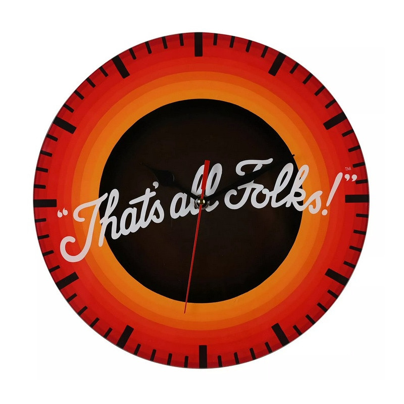 Looney Tunes - Pendule horloge murale That's All Folks!