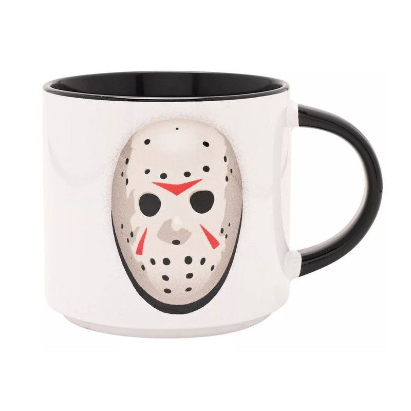 Mug noir Friday 13th 14 oz Jason Mask – Warner Bros