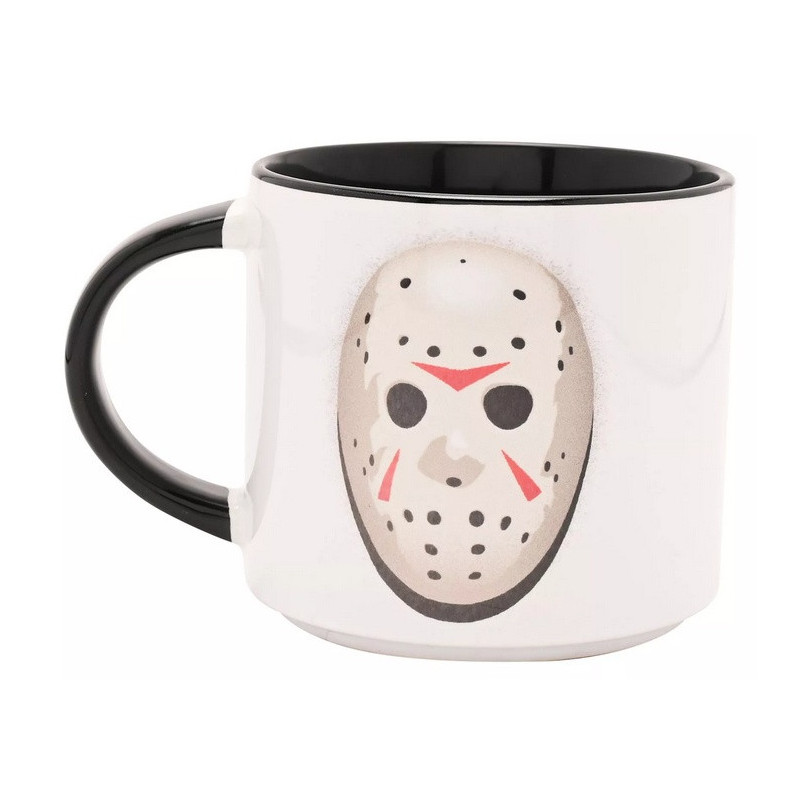 Mug noir Friday 13th 14 oz Jason Mask – Warner Bros