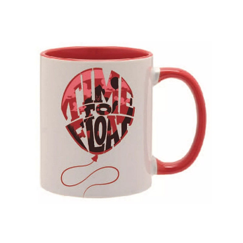 Mug Warner Bros IT 11 oz intérieur rouge – Time to Float