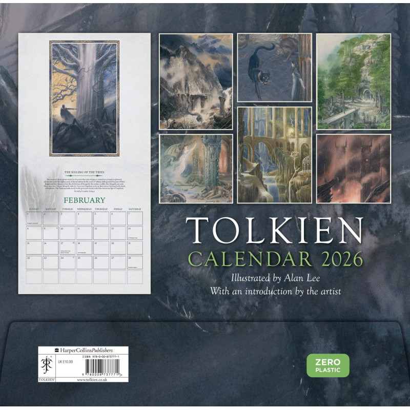 Tolkien Calendrier 2026 – Great Tales of Middle-earth Alan Lee