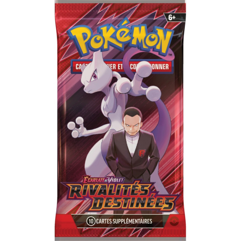 Pokemon - Booster EV10 - Ecarlate et Violet - Rivalités Destinées  FR 1 EXEMPLAIRE ALEATOIRE