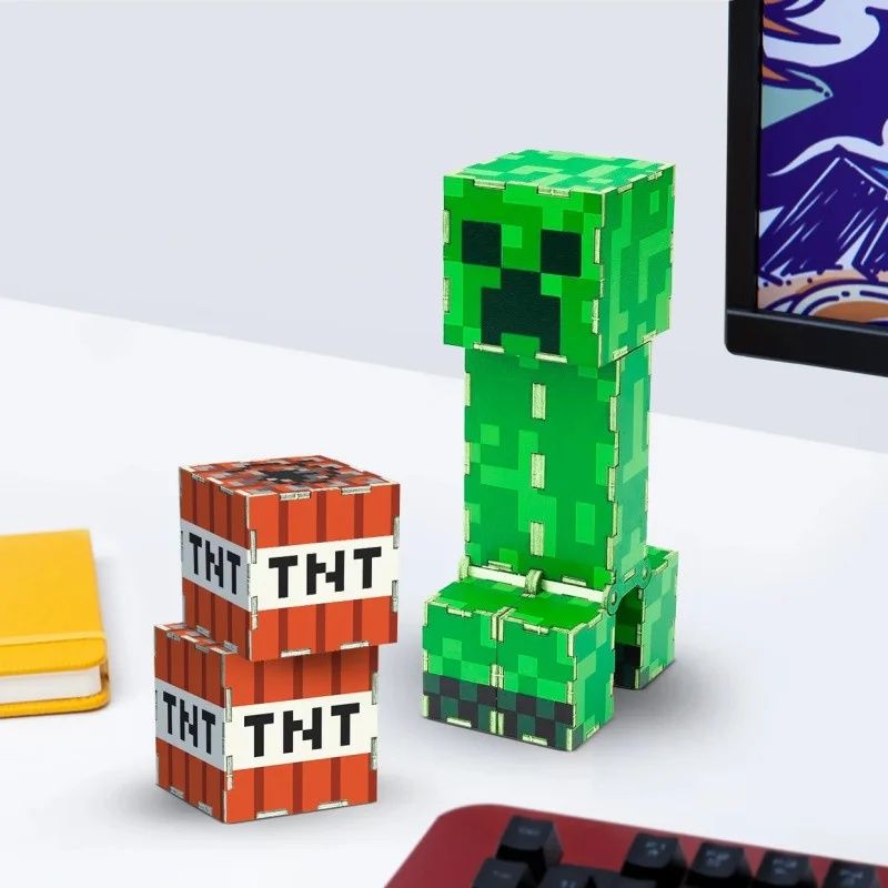 Minecraft - Puzzle 3D Creeper & TNT