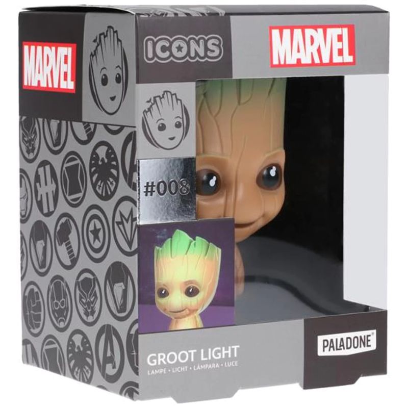 Marvel - Lampe veilleuse Groot (12 cm) en boîte