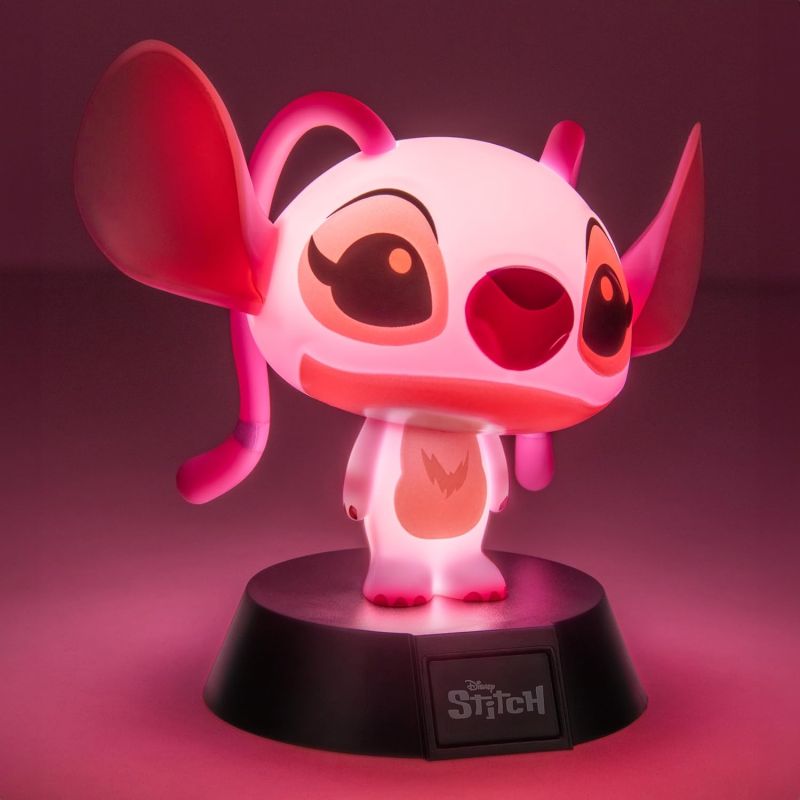 Disney : Lilo & Stitch - Lampe veilleuse Icon Angel 10 cm allumée