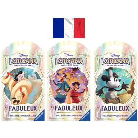 Disney : Lorcana - Chapitre 9 : Le Trésor des Illumineurs - Fabuleux - FR Trading Cards Booster Sleeved 1 PACK ALEATOIRE