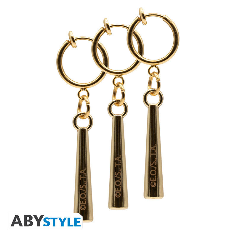 Set de 3 Boucles d’Oreilles Zoro One Piece – officiel ABYstyle