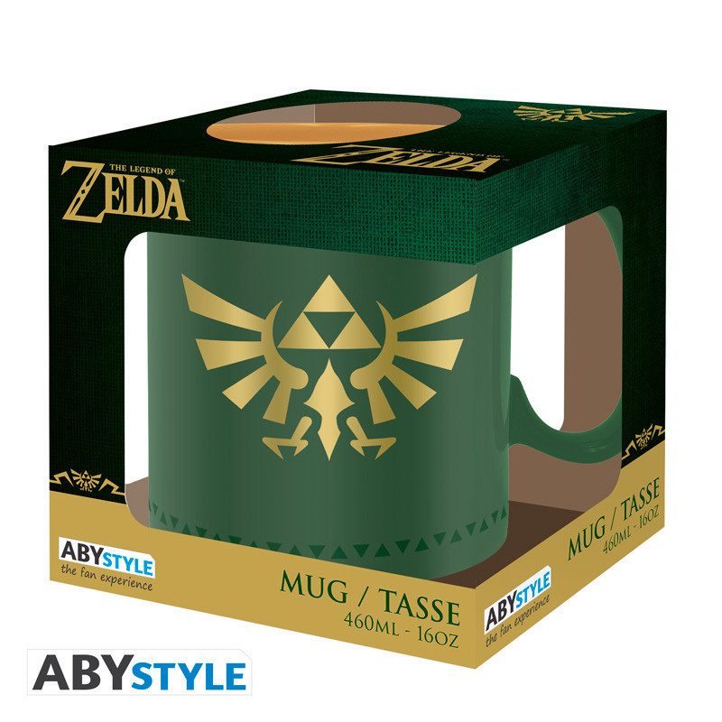 Mug 460 ml Insigne d’Hyrule The Legend of Zelda – officiel
