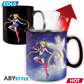 Sailor Moon - Mug 460 ml thermo-réactif Sailor & Chibi