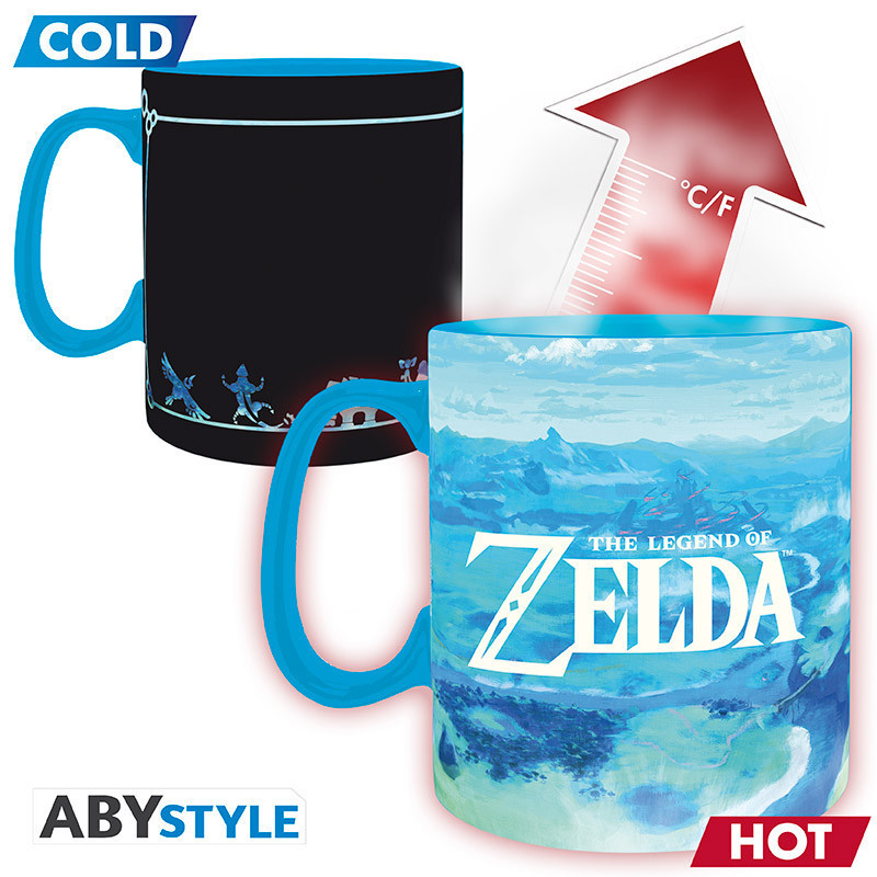 Mug Thermo-réactif Breath of the Wild 460 ml – officiel