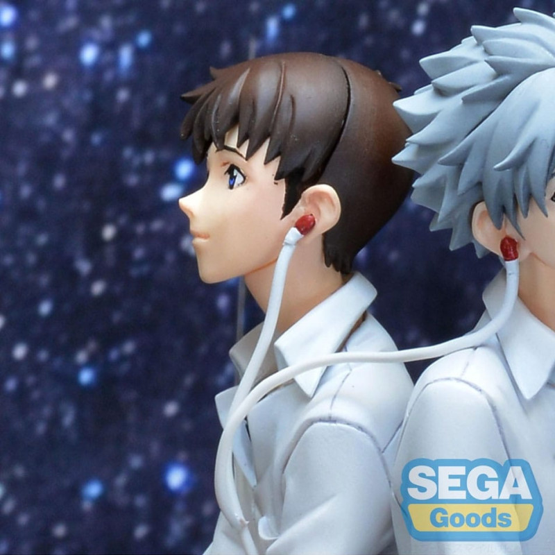 Figurines Kaworu & Shinji 17 cm – Collection Lumista Evangelion