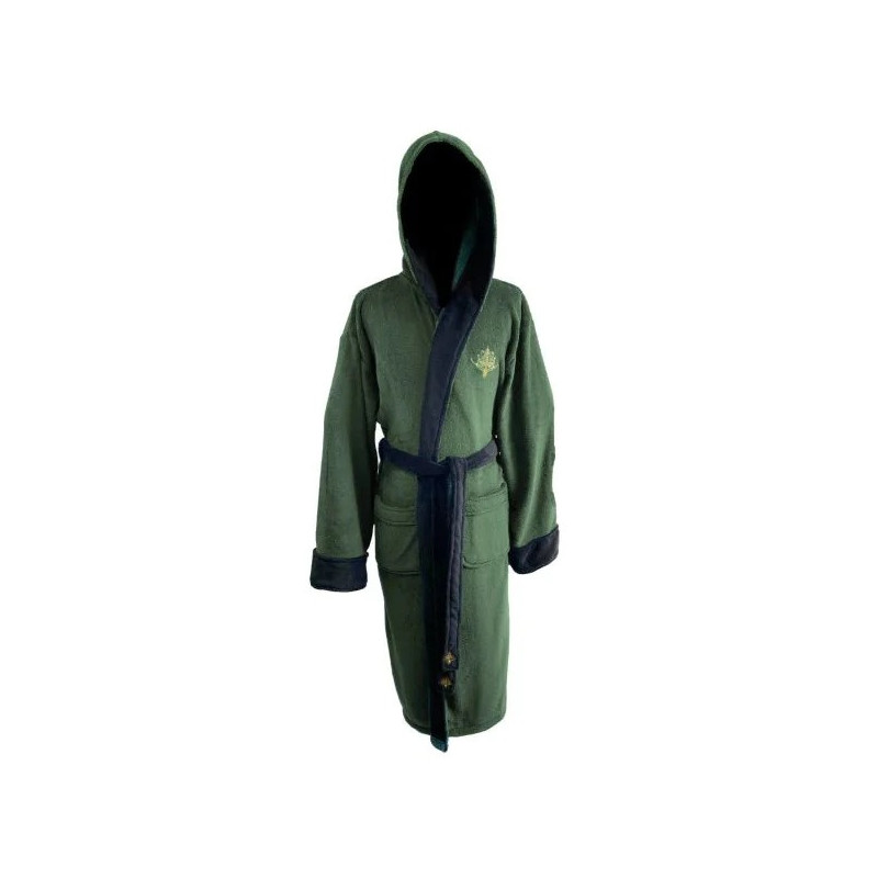 Peignoir polaire Seigneur des Anneaux vert or – Officiel Groovy