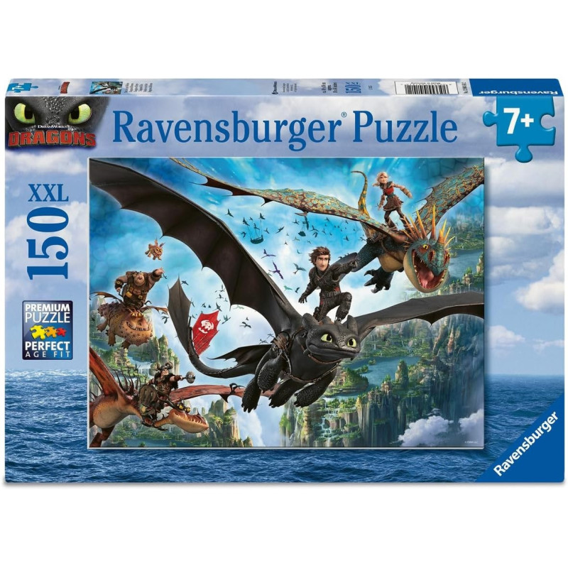 How to train your Dragon - Dragons - Puzzle (150 pièces)