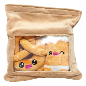 Yummis - Pack de 2 Peluches Bretzel et Bière 15 cm