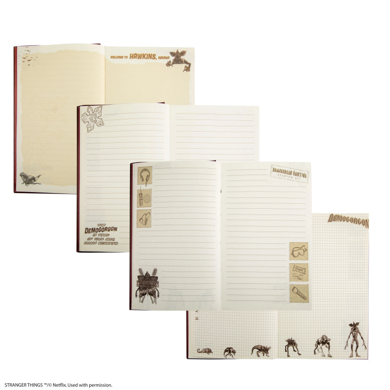 Carnet Demogorgon Stranger Things – Officiel CineReplicas
