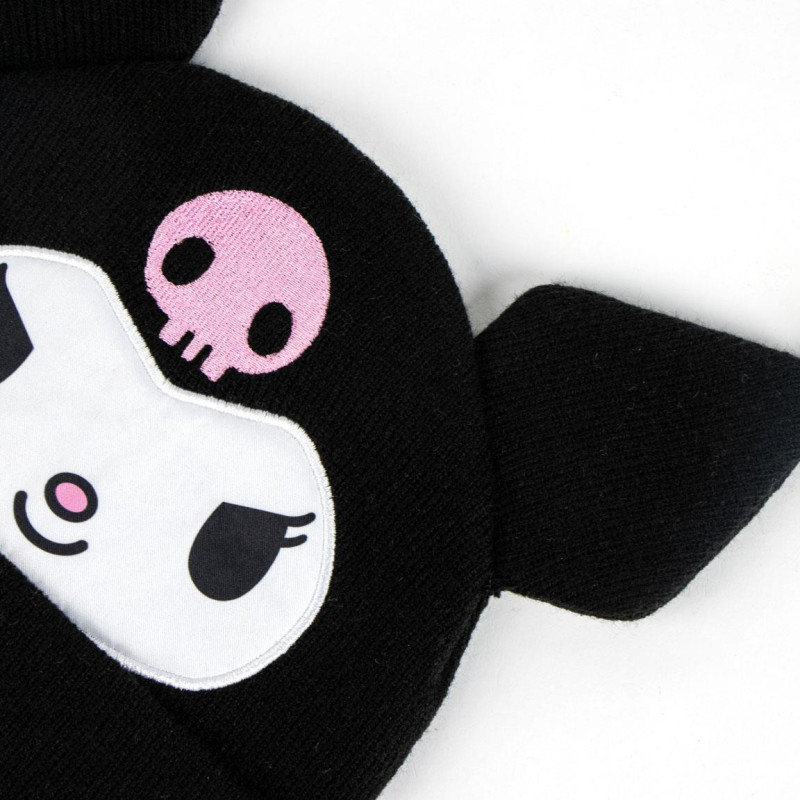 Bonnet en tricot Kuromi – Sanrio Officiel