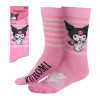 Pack 3 paires chaussettes Kuromi – Taille 36/43 Sanrio Officiel