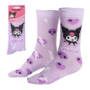 Pack 3 paires chaussettes Kuromi – Taille 36/43 Sanrio Officiel
