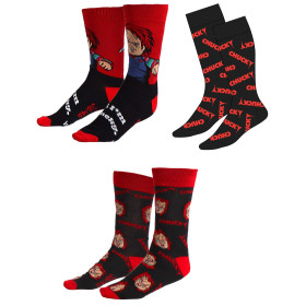 Child's Play - Pack de 3 paires de chaussettes Chucky 38/45