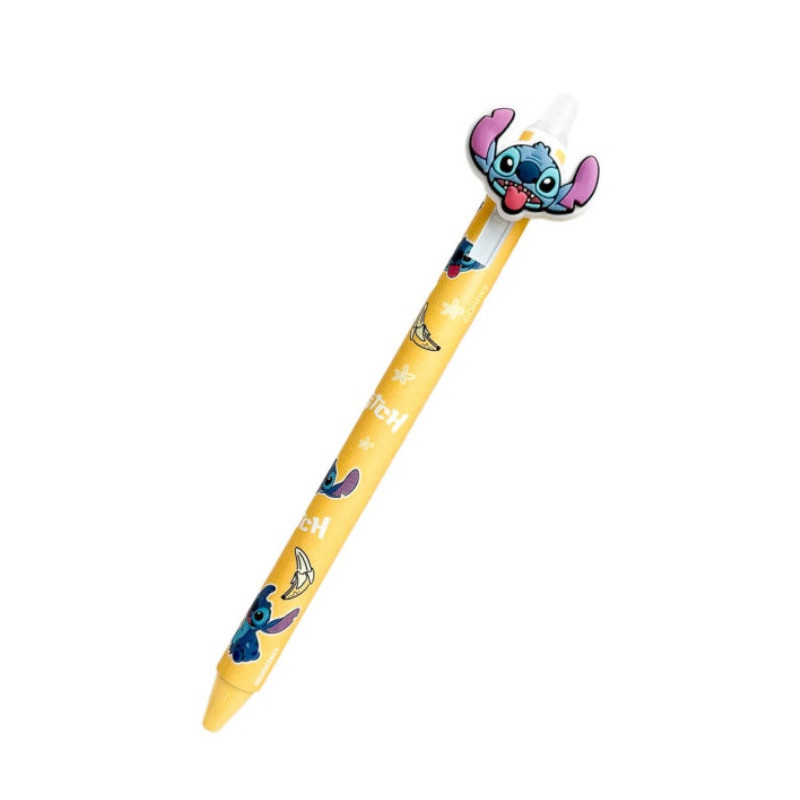 Disney : Lilo & Stitch - Stylo Gel Effaçable Stitch Tropical (jaune)
