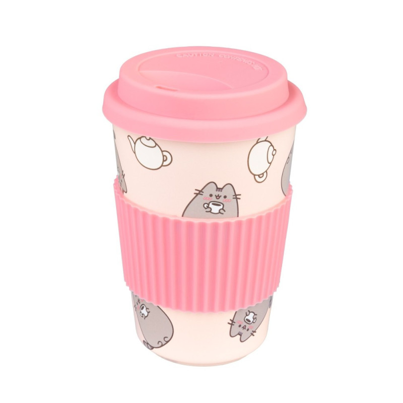 Pusheen - Tasse en céramique avec couvercle
