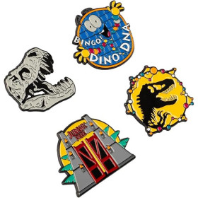 Jurassic Park - Set de 4 pins