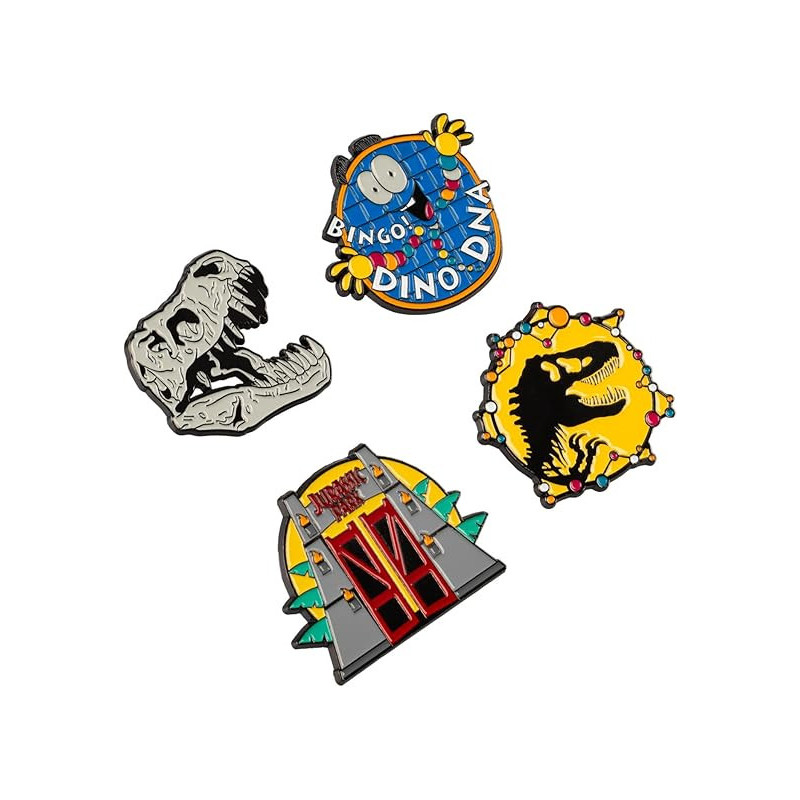 Jurassic Park - Set de 4 pins