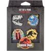 Set 4 pin's Jurassic Park – Licence officielle