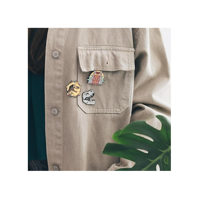 Set 4 pin's Jurassic Park – Licence officielle