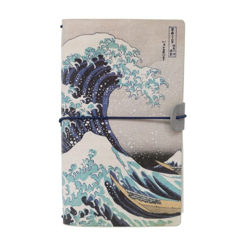 Hokusai - Carnet de voyage La Grande Vague de Kanagawa