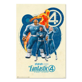 Marvel - grand poster Fantastic Four First Steps (61 x 91,5 cm)